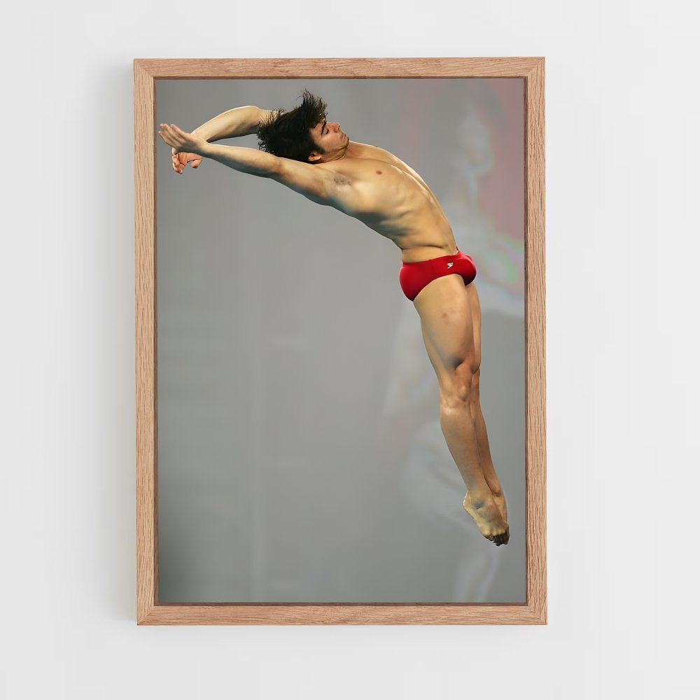 Poster Saut Olympique – affiche Jeux Olympiques (vue 4)
